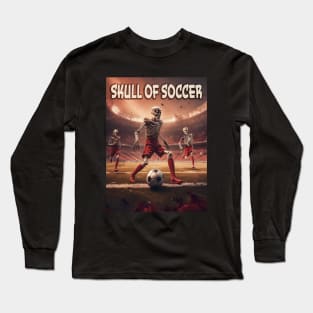 Skull of Soccer Long Sleeve T-Shirt